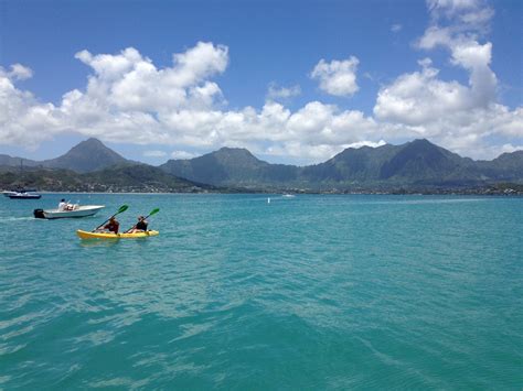 Sailing Out Of Marine Corps Base Hawaii Kaneohe Bay Marina On Oahu