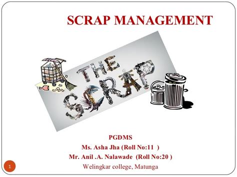 Scrap Management