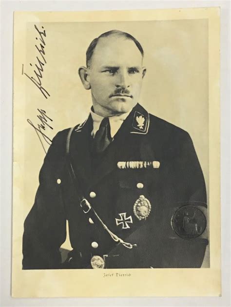 Sepp Dietrich Oberst Gruppenfuhrer Waffen Ss Hi Res Stock Photography