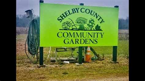 Shelby County Community Garden Reestablished Citizens Encouraged To