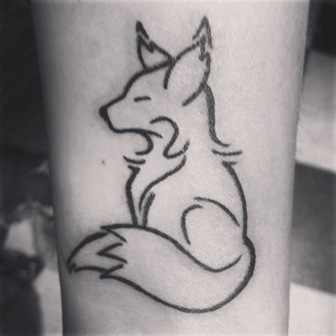 Simple Fox Tattoo Designs