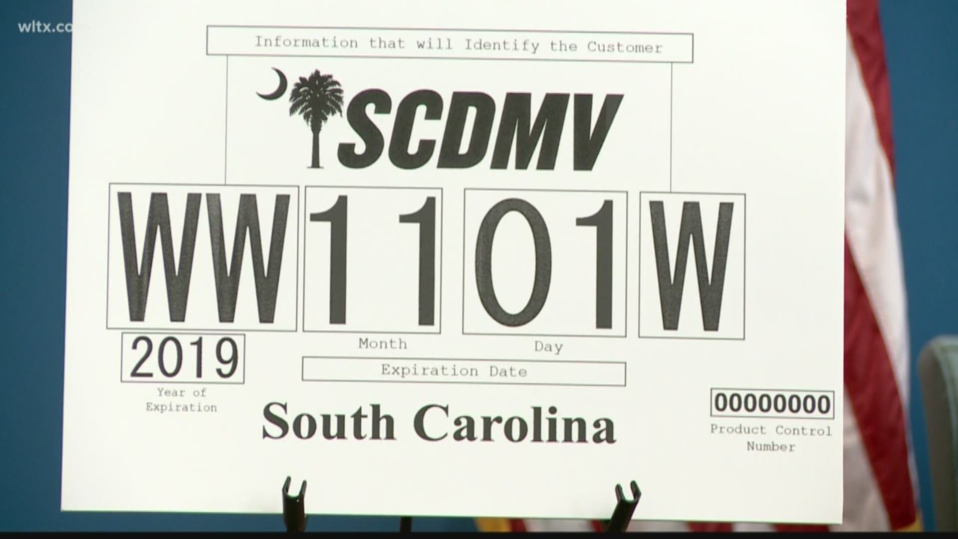 South Carolina Unveils New Trackable Temporary License Plates Wltx Com