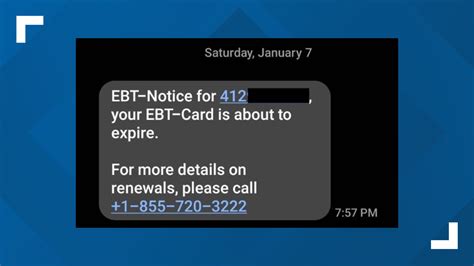 State Warns Of Potential Text Scam Involving Ebt Cards Fox43 Com