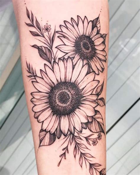 Sunflower Tattoo Designs: The Ultimate Guide To Captivating Ink