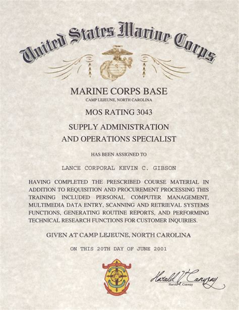 Supply Admin And Operations Specialist Mos 3043