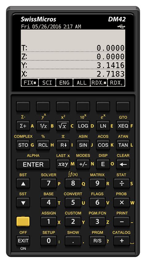 Swissmicros Model Dm42 Rpn Calculator