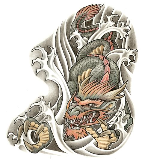 Tattoo Designs Dragons Japanese