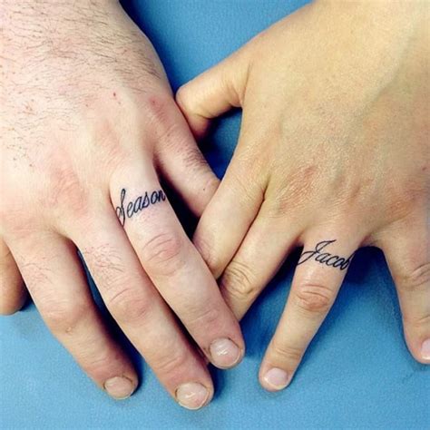 Tattooed Ring Fingers Designs