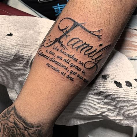 Tattoos With Family Names