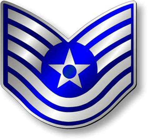 Technical Sergeant Air Force Rank Display Recognition