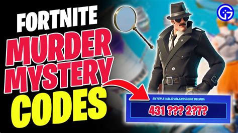 The 10 Best Murder Mystery Codes In Fortnite