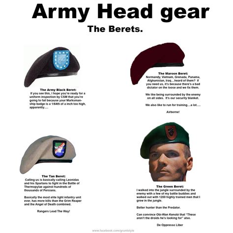 The Best Color Of Berets In Army Ideas