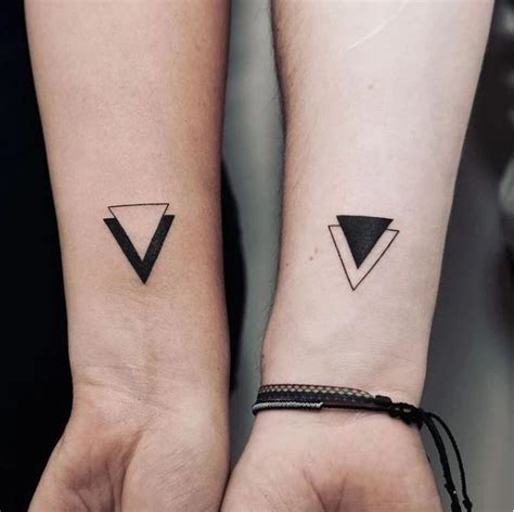 The Double Triangle Tattoo Meaning And 32 Designs To Shape Your Idea