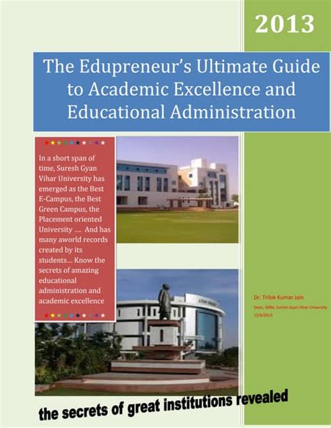 The Edupreneur S Ultimate Guide To Academic Excellence And Educationa