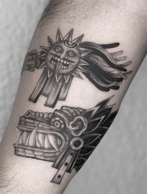 The History Of Aztec Tattoos And Their Meanings