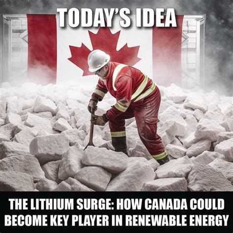 The Lithium Surge How Canada Could Become A Key Player In The Renewable Energy Revolution