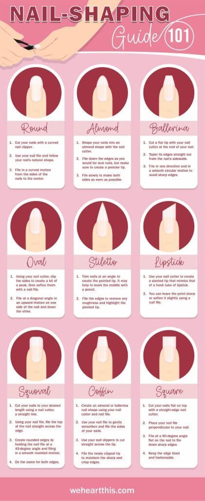 The Ultimate Nail Shaping Guide For Manicure Perfection