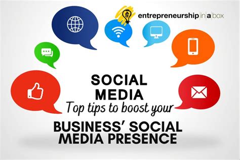 Tips To Boost Your Business Social Media Presence Marketing