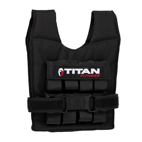 Titan Fitness Elite Series 20 Lb Adjustable Weight Vest 8 2 5 Lb