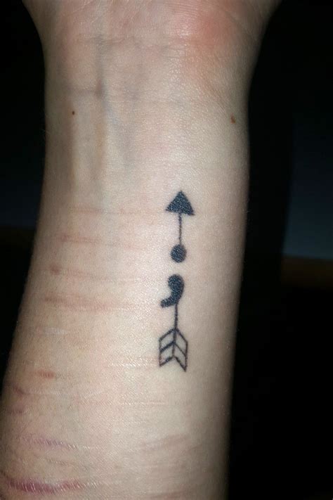 Top 195 Arrow With Semicolon Tattoo Meaning Spcminer Com