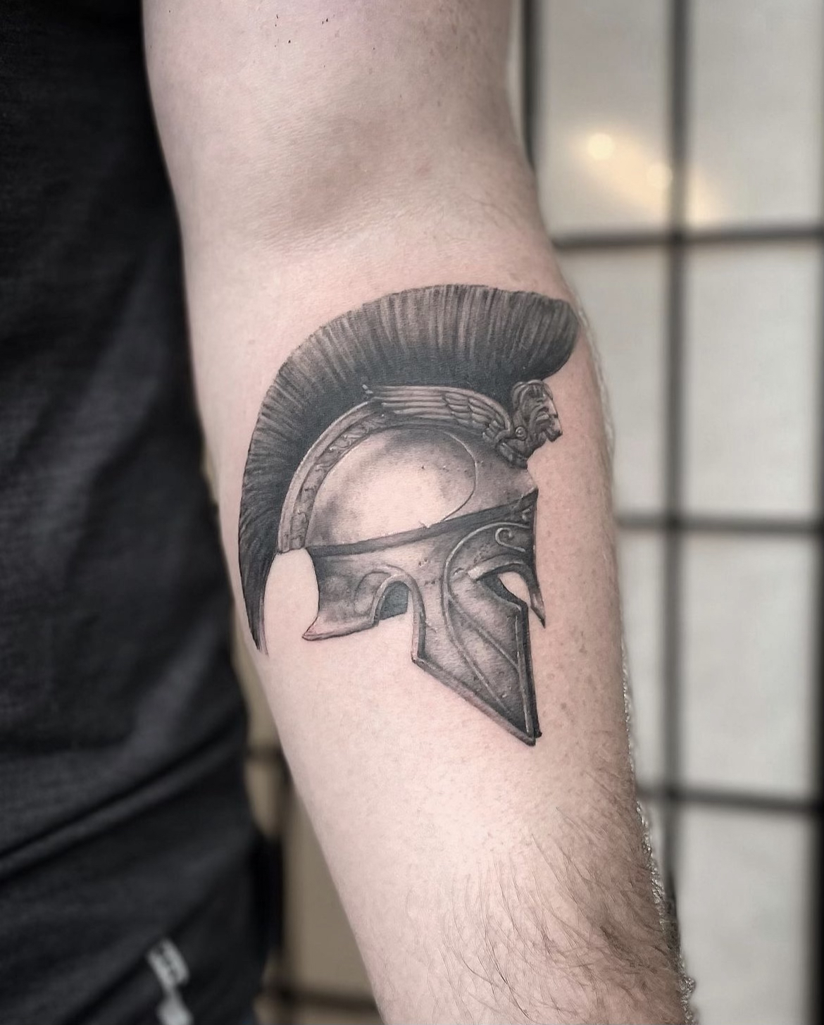 Top 69 Spartan Helmet Tattoos Latest In Cdgdbentre