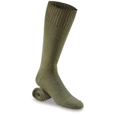 U S Military Surplus Wool Blend Socks 12 Pack New 674403 Socks At