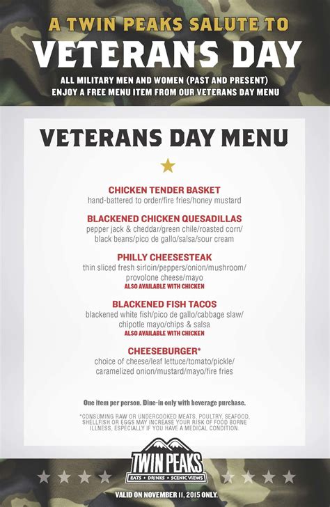 Ultimate Guide To Bww's Veteran's Day Menu