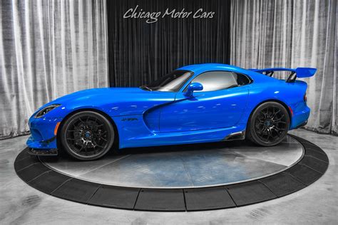 Used 2016 Dodge Viper Srt Ta 2 0 Competition Blue Extremely Rare 19