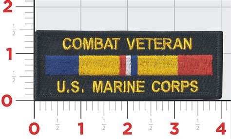 Usmc Combat Action Ribbon Marinepatches Com Custom Patches