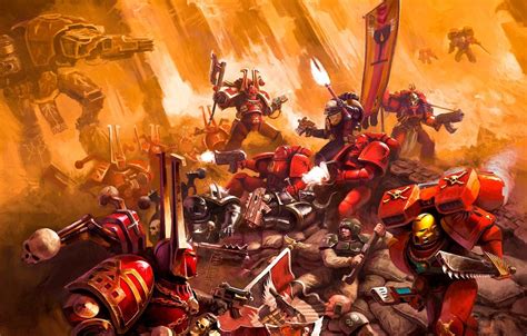 Warhammer 40 000 Blood Angels Chaos Space Marine Khorne 1332X850