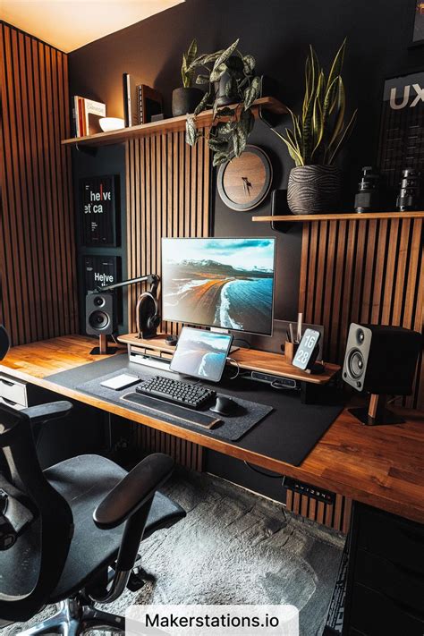 Wfh Desk Setup Modern Home Office Modern House Custom Pc Desk