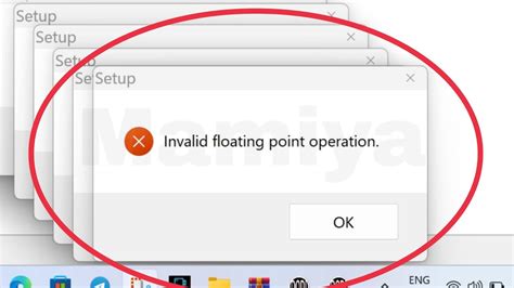 Windows 10 Problem Invalid Floating Point Operation Access Violation