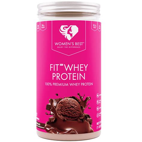 Women S Best Fit Pro Premium Whey Protein Powder Chocolate 24G